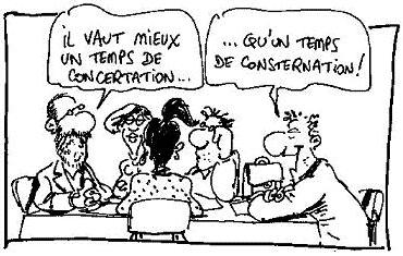 cartoon Concertation cartoon Concertation